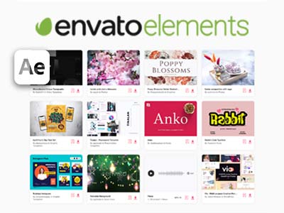 Envato Elements网站22年4月免费素材资源介绍 - 封面