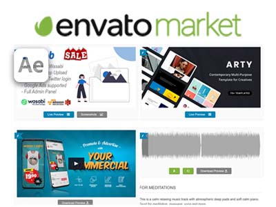 限时免费 – Envato Market网站22年5月6日周五免费素材