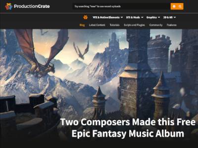 ProductionCrate – 史诗奇幻音乐素材专辑 – Epic Fantasy Music Album – 免费下载可商用